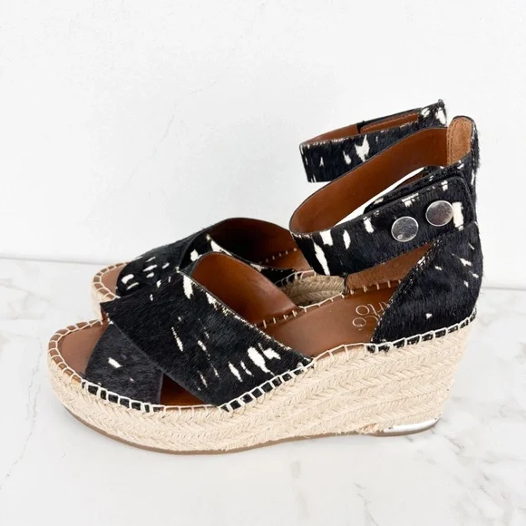 Franco Sarto Women’s Carma Wedge Espadrille Sandals Sz 7.5 - Picture 3 of 9